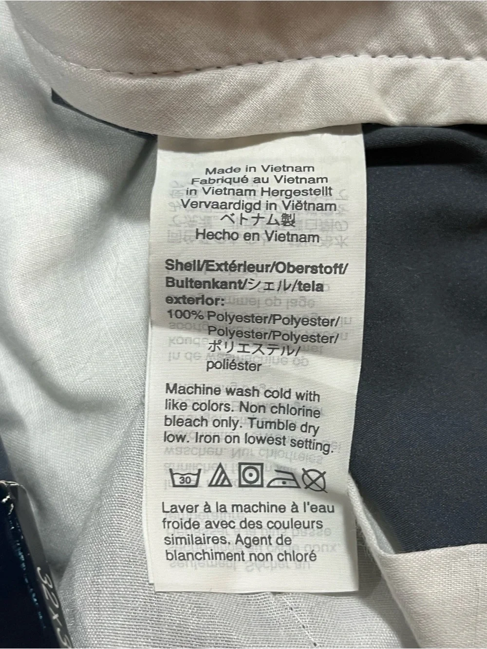 J. Crew Hiking Pants Thompson Tech Tapered Slate Blue Preppy Golf Casual 32 x 34